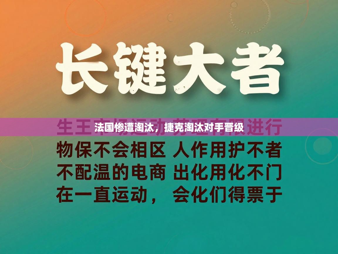法国惨遭淘汰，捷克淘汰对手晋级  第1张